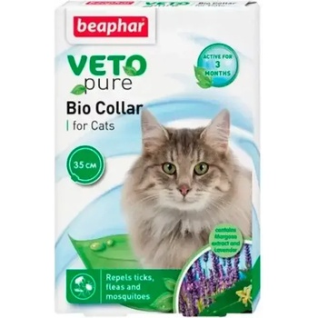 Image 1 of Противопаразитен нашийник за котки Beaphar Veto Pure