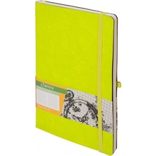 Notes impresja A5 kratka limonka