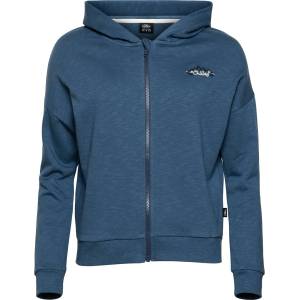 Chillaz Дамски суичър Chillaz Women's Attersee Mountain Flower Hoodie - Dark Blue - размер 34 (EU) (117-3608-0212)
