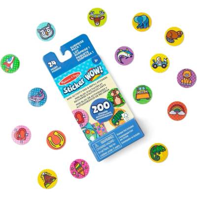 Melissa & Doug Melissa & Doug Sticker Wow náplně samolepek tuba plná překvapení