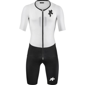 ASSOS Мъжки скин за колоездене ASSOS RSR Bolide Speedsuit S11 Cycling skinsuit - White Series - размер XXL (002-3893-0116)
