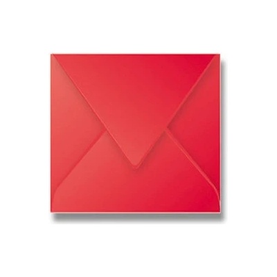 Obálka Clairefontaine, 165 x 165 mm, červená, 20 ks