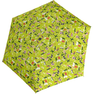 Knirps U.200 Duomatic embracing neon elegantní dámský plně automatický deštník sv.zelený