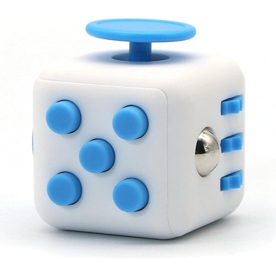 FIDGET CUBE 3,5 x 3,5 cm Modrá – Zboží Dáma