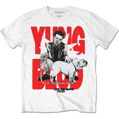 Yungblud tričko Life on Mars Tour biele