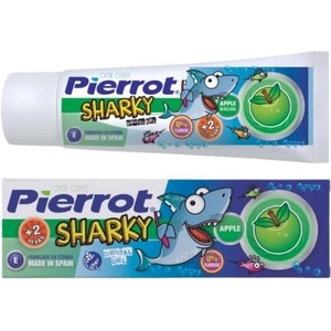 Pierrot Детска паста за зъби Sharky, ябълка, 75 ml - baby