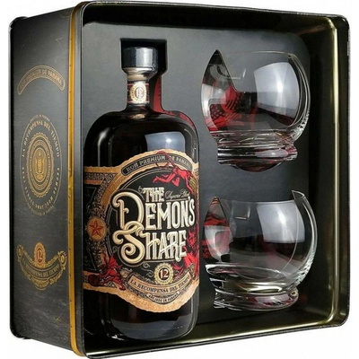 The Demon's Share 12y 41% 0,7 l (dárkové balení 2 sklenice)