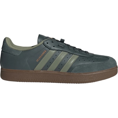 adidas Мъжки обувки за планинско колоездене adidas Velosamba Leather Cycling shoes - Legend Ivy / Tent Green / Thermal Gold Metallic - размер 12, 5 (UK) (036-1065-1531)