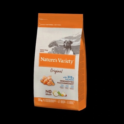 Nature's Variety original pro malé psy s lososem 1,5 kg