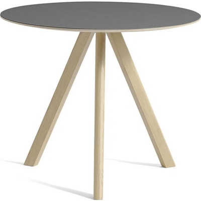 Hay Copenhague CPH 20 Ø90, oak/grey linoleum