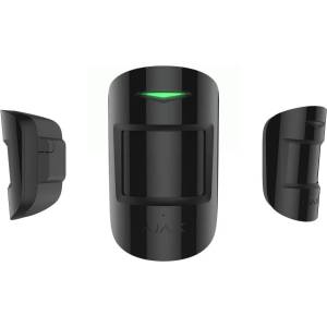 Ajax Systems 38096.06. BL1 CombiProtect Jeweller - Безжичен сензор за движение и счупено стъкло - черен (38096.06.BL1)