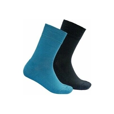 Devold Daily Merino Medium Sock 2pk Kid 313A MOON MIX modrá