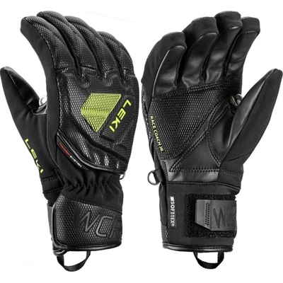 Leki WCR C-Tech 3D Junior Mitt black-ice lemon