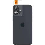 Spigen 2 комплекта предпазни стъклени лещи за камерата на iPhone 17, iPhone 16, iPhone 16 Plus - Spigen Glass tR EZ Fit Optik Pro Lens Protector 2 Pack (черен) (AGL07921)