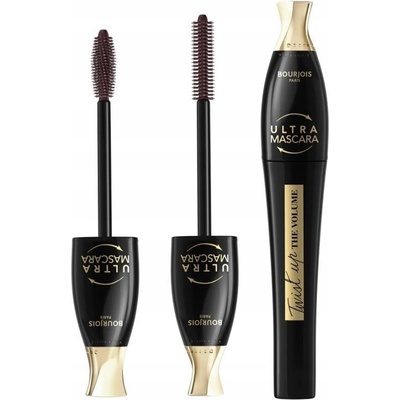 Bourjois Twist Up Mascara 002 Ultra Brown riasenka pre predĺženie rias a objem 8 ml