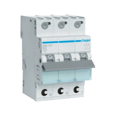 Hager 20B/3 MBS320 6kA