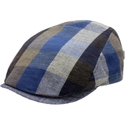 Fiebig Headwear since 1903 lněná letní bekovka modrá