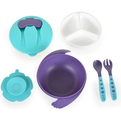 Cangaroo Купа с лъжица и вилица Jelly син F1730 (3800146269753)