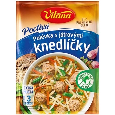 Vitana Poctivá polievka s pečeňovými knedličkami 92 g