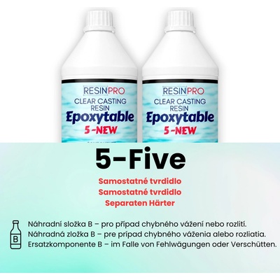 ResinPro Tvrdidlo k epoxidové pryskyřici 5-Five Tvrdidlo 178 g