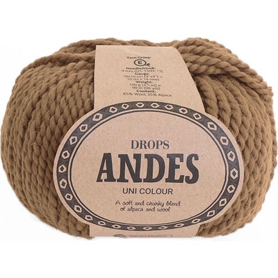 Příze Drops Andes uni colour 9021 - mandle
