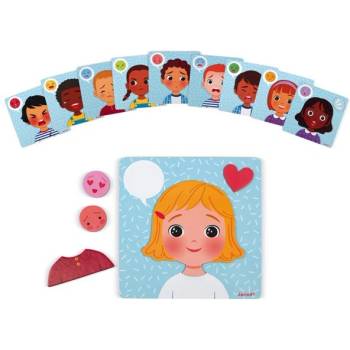 Janod Емоции и чувства с шаблони 20 бр