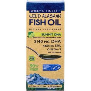 Wiley's Finest Рибено масло Омега-3 с високо съдържание на DHA, 125 ml, Wiley's Finest (BB271166)