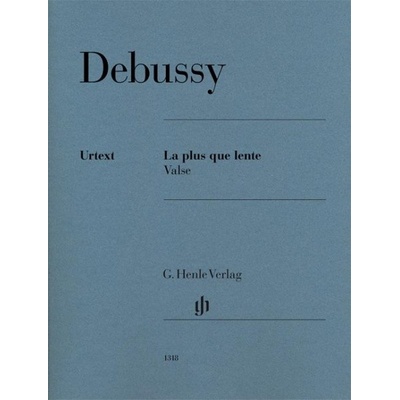 La plus que lente Valse noty pre klavír skladateľa Claude Debussy