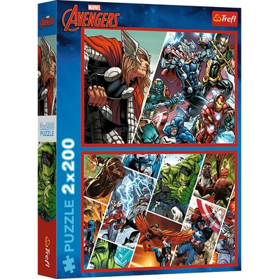 Trefl - Puzzle 2x200 Avengers - 200 piese