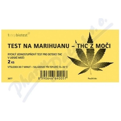 Alfa Scientific test na marihuanu THC z moči 2 ks