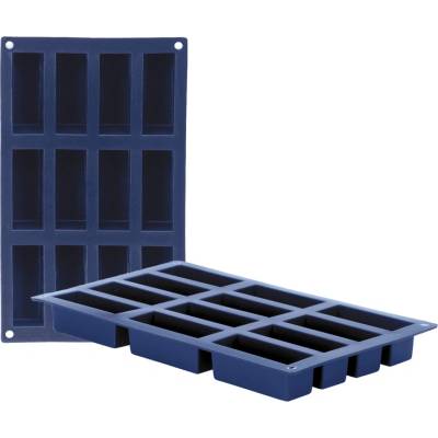 ibili Силиконова форма за печене IBILI Blueberryс 12 правоъгълни гнезда (IBILI 870039)