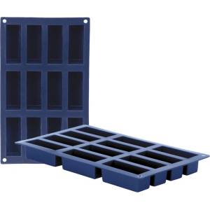 ibili Силиконова форма за печене IBILI Blueberryс 12 правоъгълни гнезда (IBILI 870039)