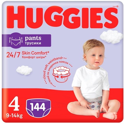 Huggies Pants 4 9-14 kg Jumbo 4 x 36 ks 144 ks
