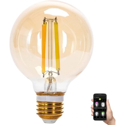 Aigostar B.V. LED Stmívatelná žárovka FILAMENT G80 E27/6W/230V 2700-6500K AI0603