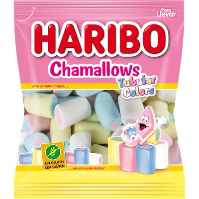 HARIBO Chamallows Tubular Colours Foam Candy 90 гр