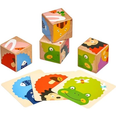 LUCY&LEO 260 Дървени кубчета Познай кой