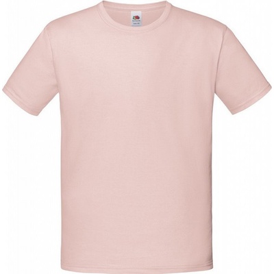 Iconic Fruit of the Loom dětské slim fit tričko růžová
