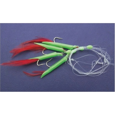 Mistrall Systém na lov tresiek 0,60mm 3/0 Červená Morský Náväzec