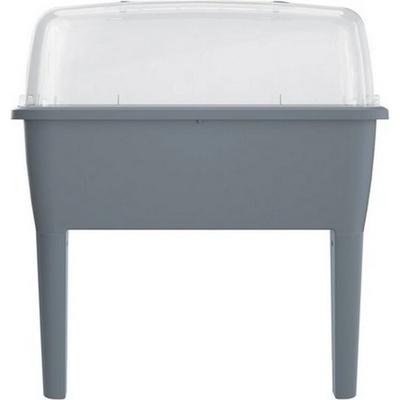 Prosperplast RESPANA PLANTER Set truhlík s vekom 77 cm sivý kameň DREP770