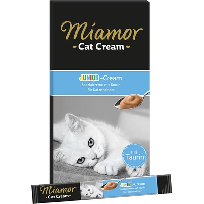 Miamor 66x15г Junior Cat Cream Miamor, лакомство за котки - допълваща храна
