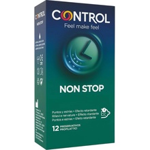 Control Zpožďující kondomy s žebrováním 12 ks