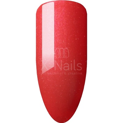 X Nails barevný UV gel Metallic Line SHIMMER CARDINAL RED 5 ml