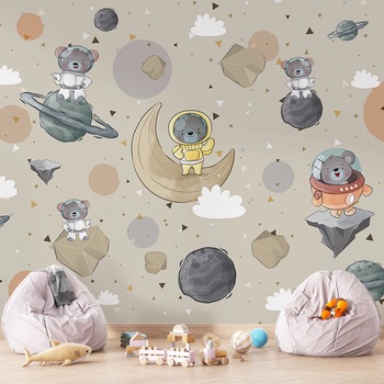 Image 1 of Art gift Детски фототапет - Космически мечета