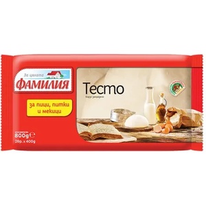  Тесто замразено за пици, питки и мекици Фамилия 700гр