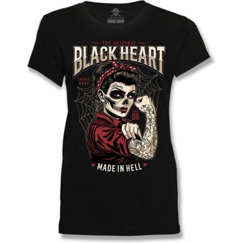 Black heart Дамска тениска BLACK HEART - LINDA - Black - 19205