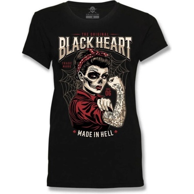 Black heart Дамска тениска BLACK HEART - LINDA - Black - 19205