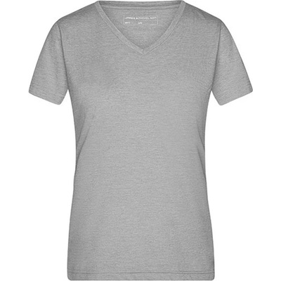 James & Nicholson Dámské tričko JN973 Grey Heather