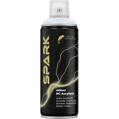 Spark akrylovánmatná 400 ml mliečne sklo biela