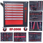 EVERFORCE Количка за инструменти 251 части, 7 чекмеджета и странично отделение, 850x810x480 мм, EVERFORCE EF-2008 (EF-2008)