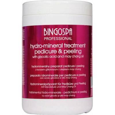 BINGOSPA Peeling na nohy zrnitý/mechanický 1000 ml